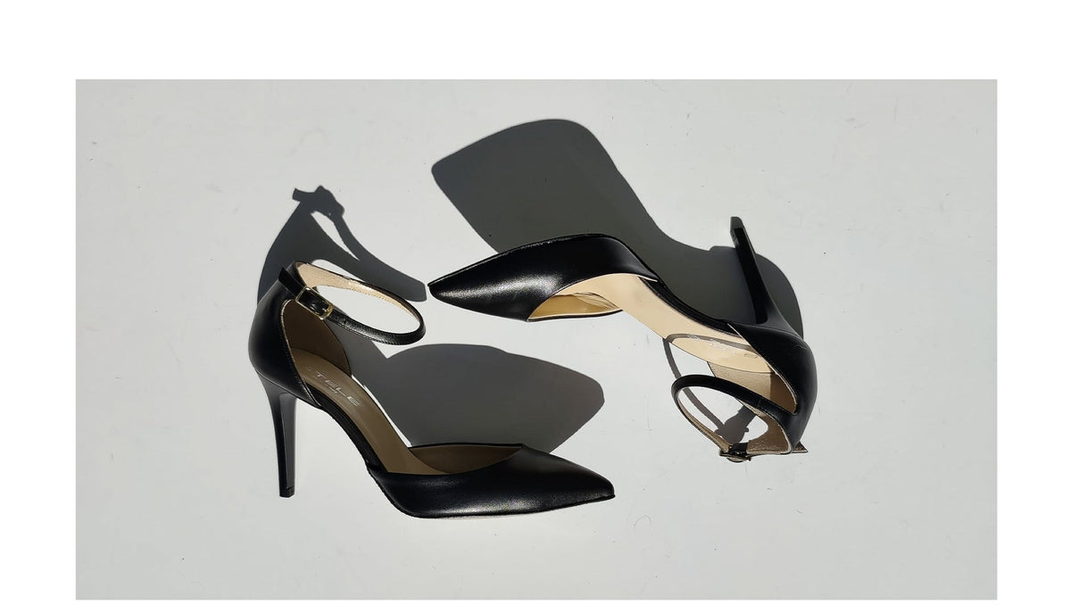 Scarpe Punta E Tallone Artigianali In Pelle