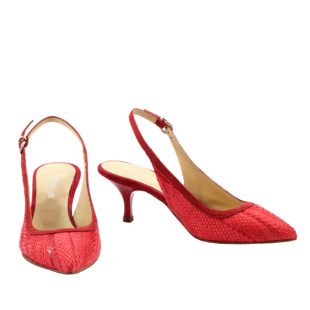 AMELIE-slingbak-chanel-vista-laterale-e-punta-paio-rettile-rosso