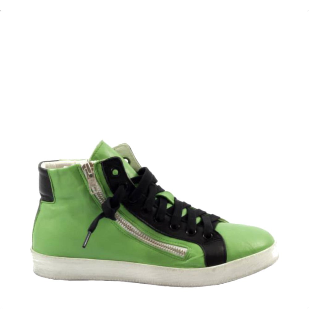 vieirissima-nappa-verde-nero-vista-laterale-made-in-italy