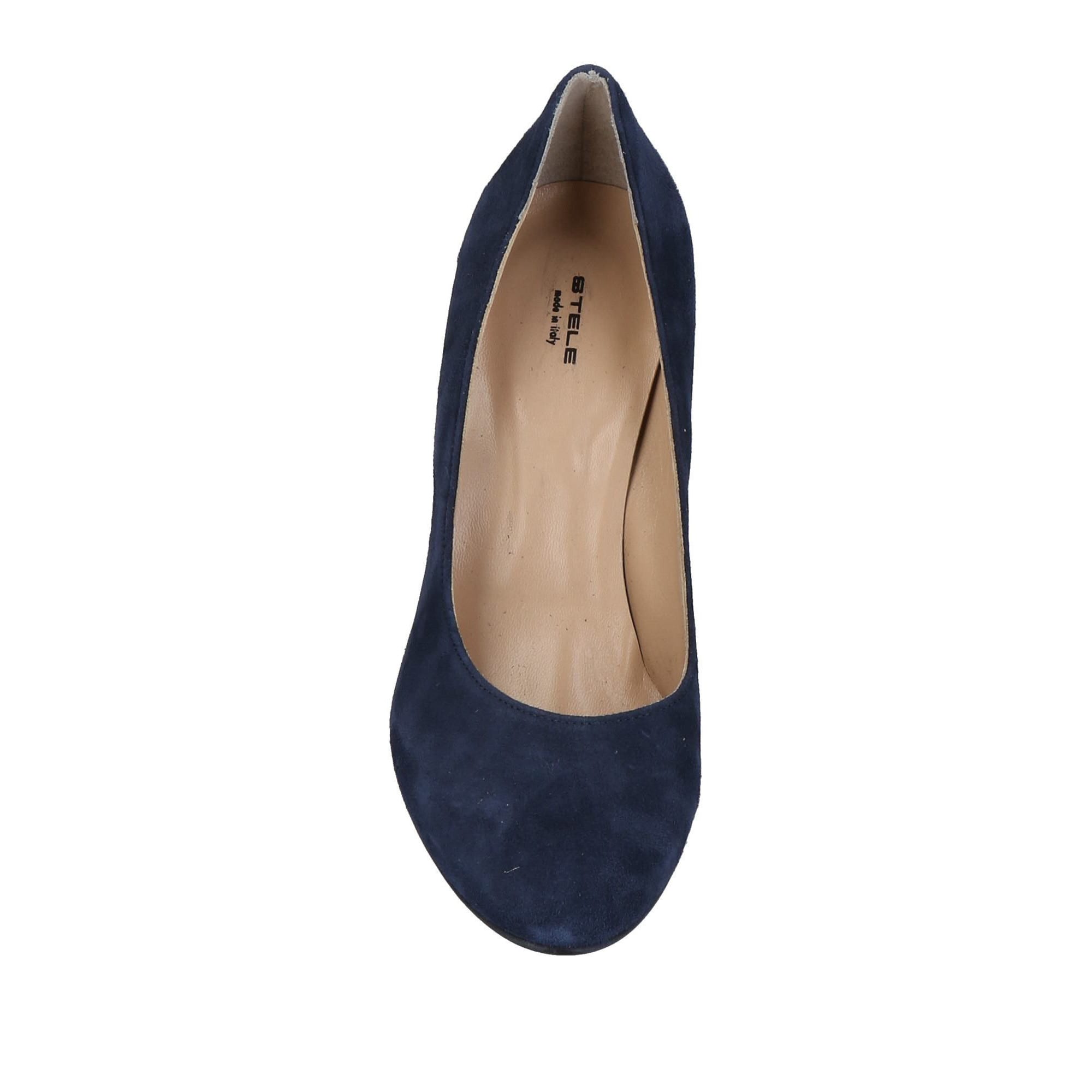 AGNESKA-decollete-punta-tonda-vista-punta-sopra-singola-camoscio-karung-blu