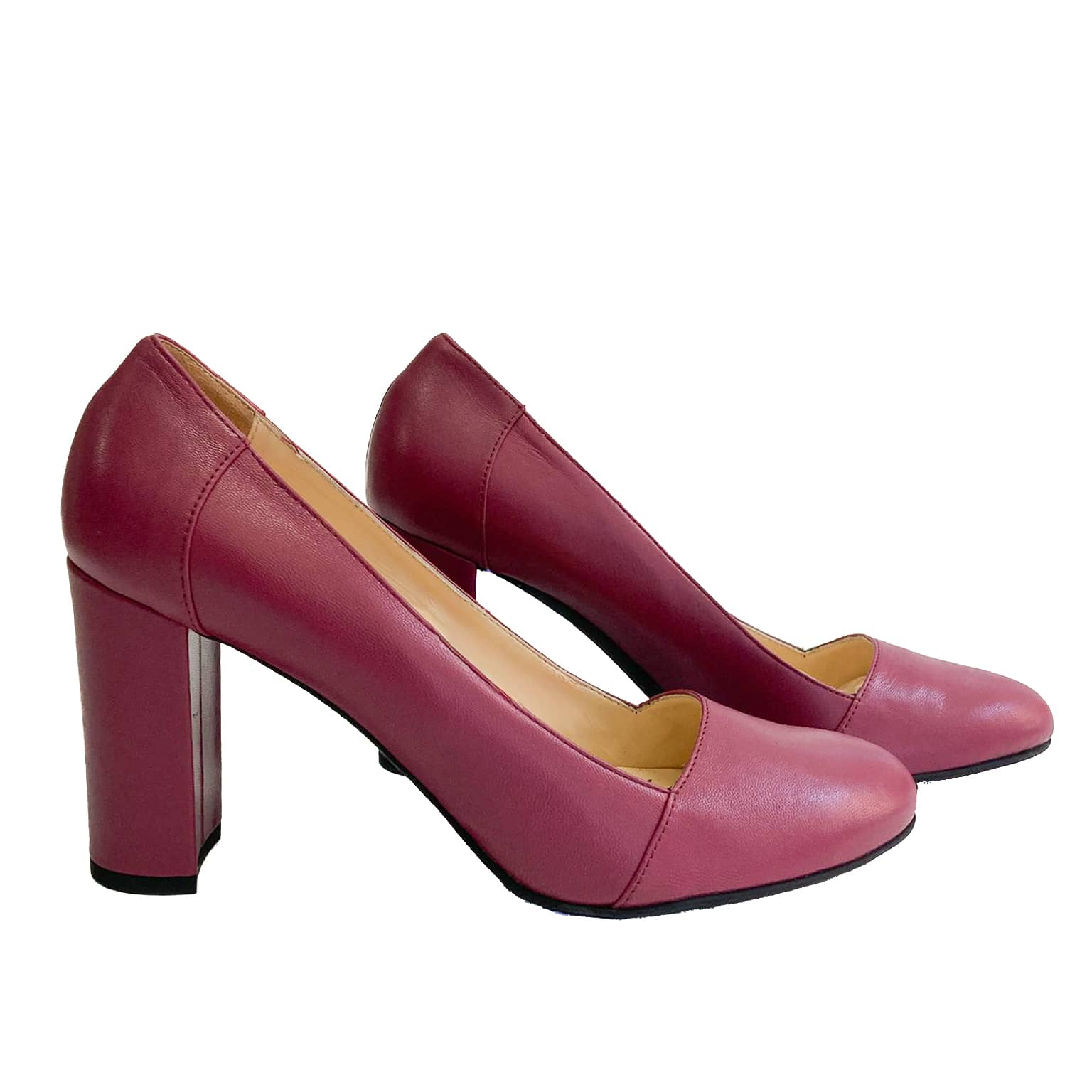 GALATIVI-decollete-punta-tonda-vista-laterale-paio-nappa-prugna