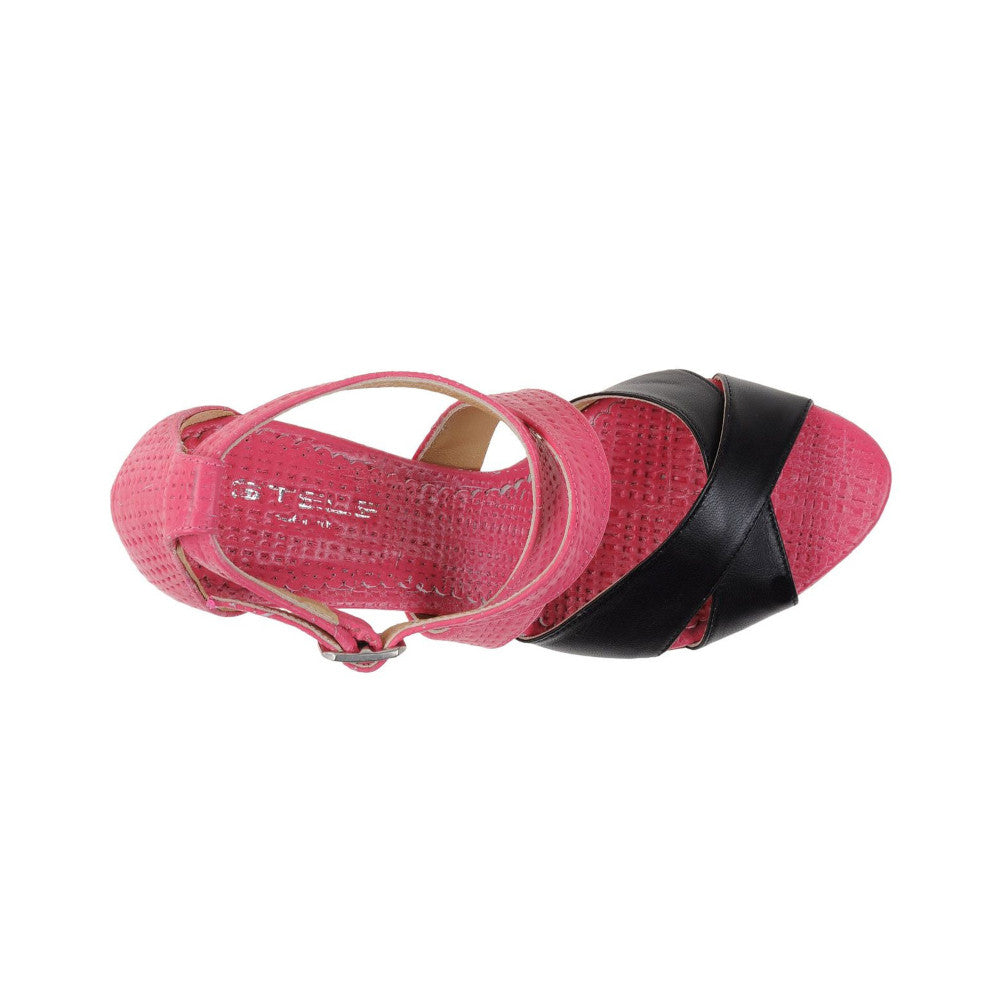 SCARLET-sandalo-vista-punta-sopra-singola-nappa-nera-intagli-rosa