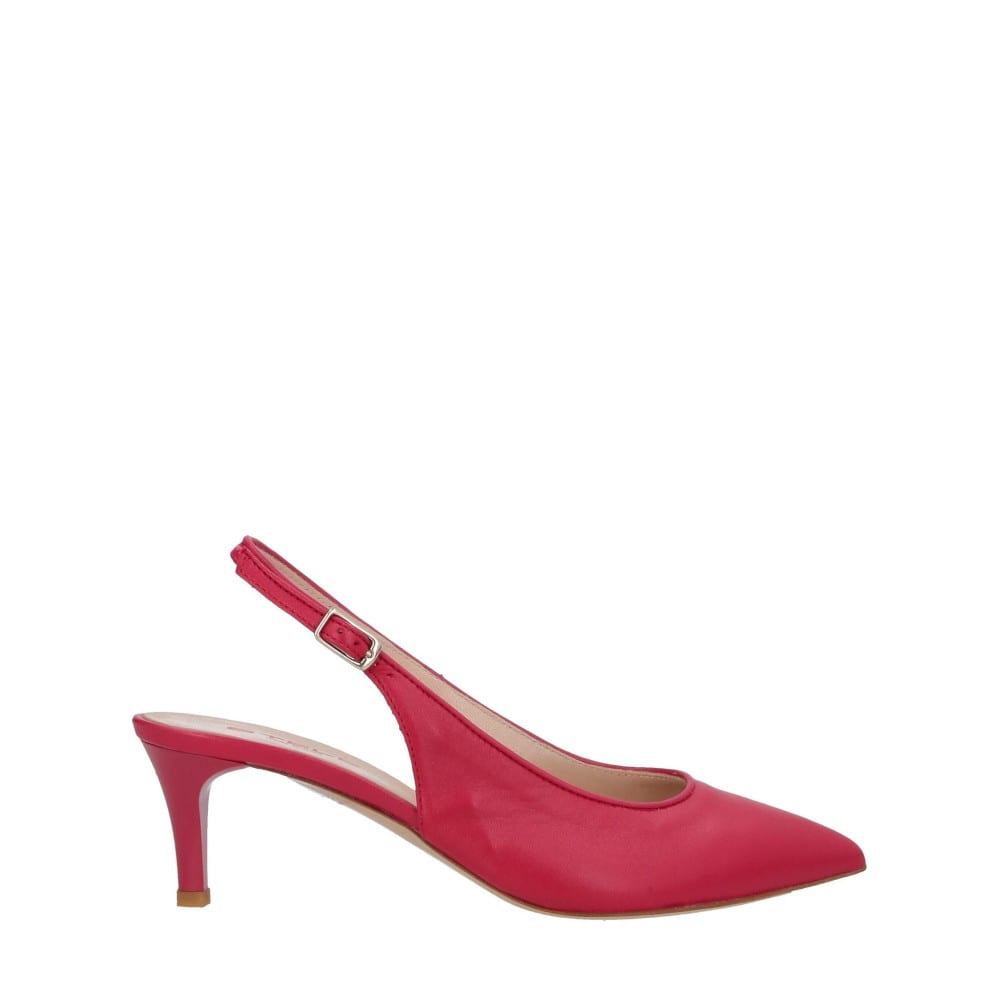 AMELIE-slingback-chanel-vista-laterale-singola-nappa-rossa