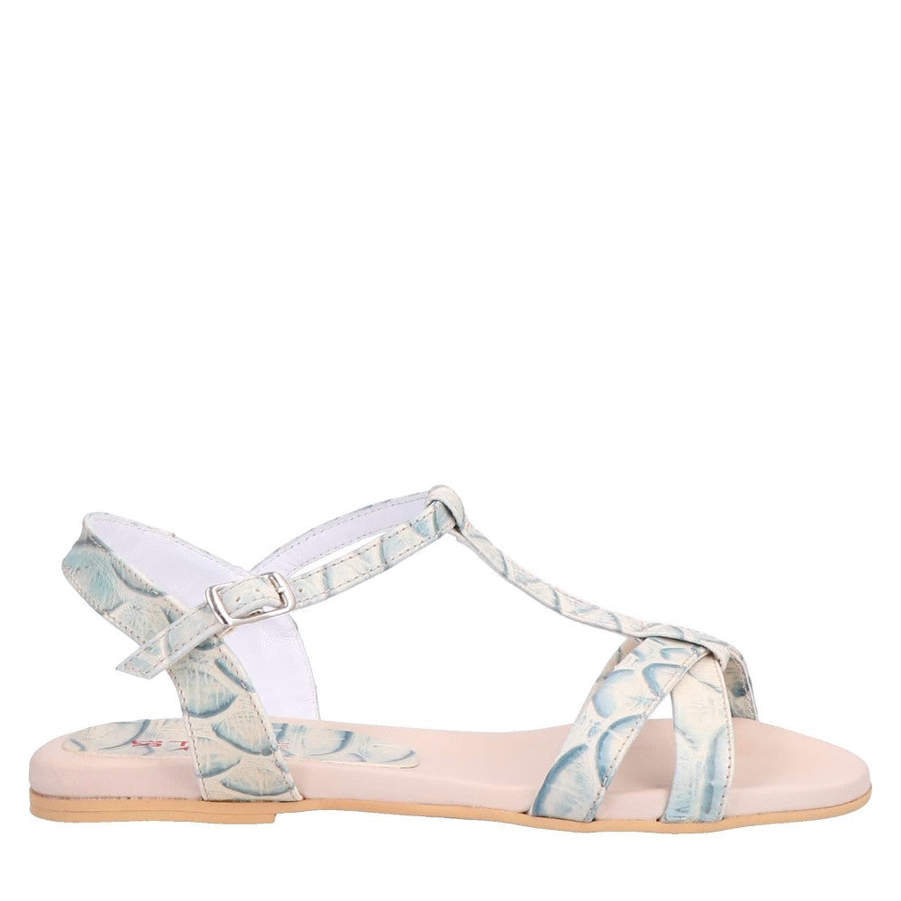 JULIETTE-sandalo-vista-laterale-singolo-rettile-verde-sfumato