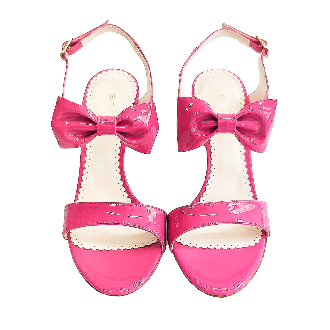 CALISTA-sandali-vista-punta-davanti-vicina-paio-vernice-fucsia-tacco-9,5