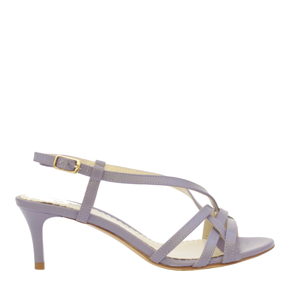 ELEA-sandalo-vista-laterale-singola-nappa-lilla-made-in-italy