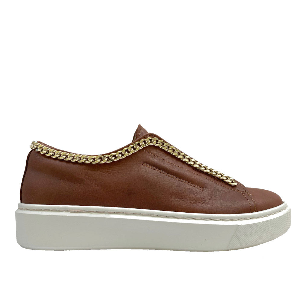 Daphnee-sneakers-vista-laterale-singola-vitello-testa-di-moro