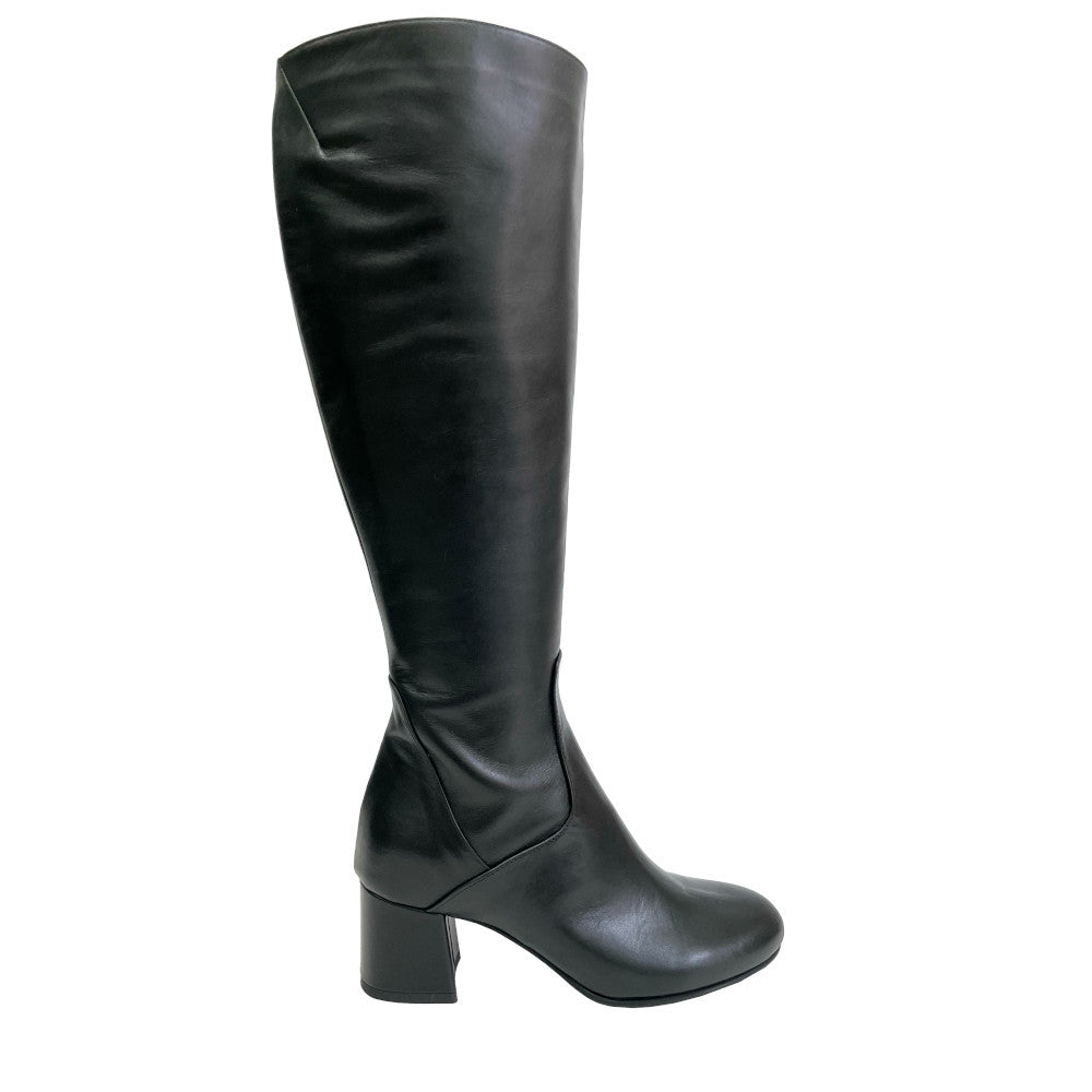 JIMENA-stivale-vista-laterale-singolo-vitello-nero-made-in-italy