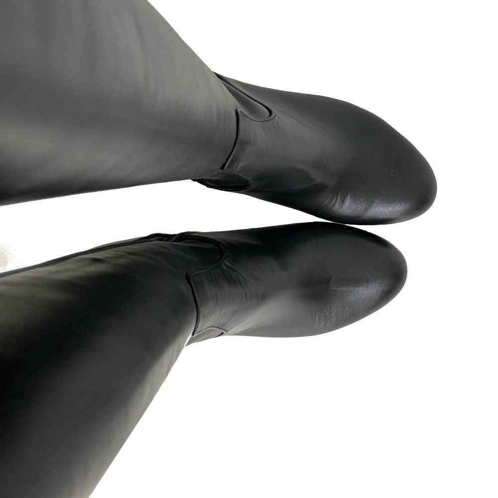 JIMENA-stivale-vista-punta-da-sopra-paio-vitello-nero-made-in-italy