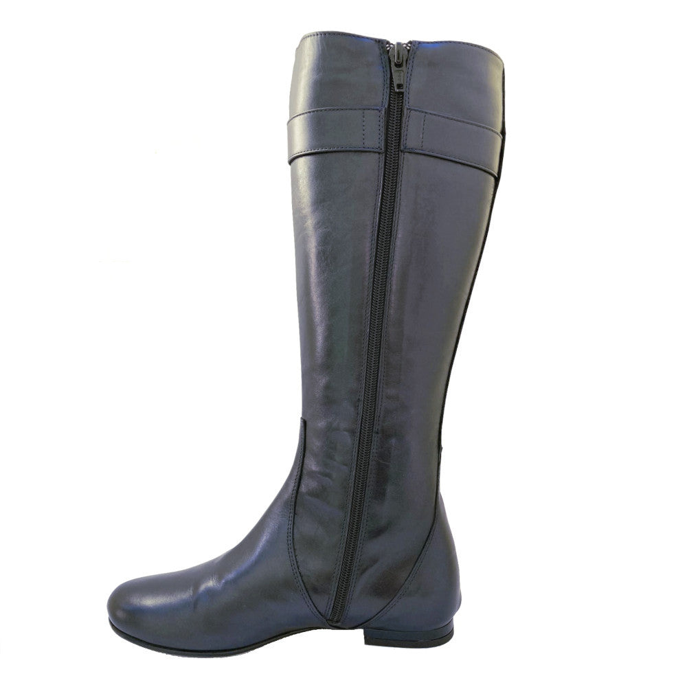 IDURRE-stivale-vista-laterale-zip-interna-singolo-vitello-blu