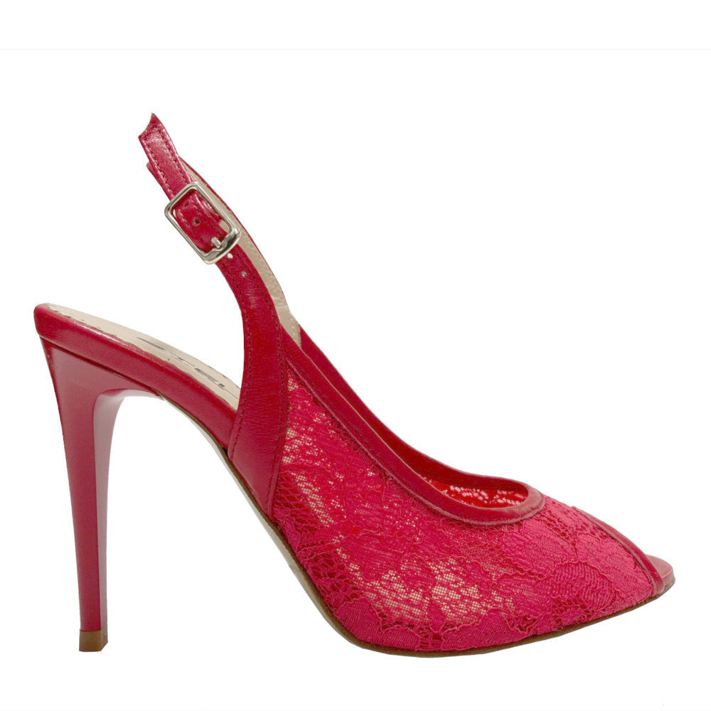 ANGELE-sandalo-vista-laterale-singola-nappa-pizzo-rosso