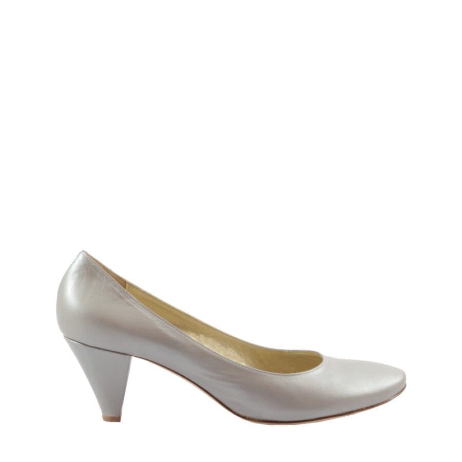 MASSINE-decollete-vista-laterale-singola-vitello-argento-made-in-italy