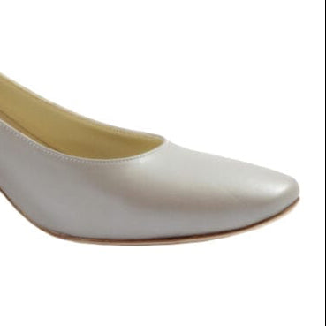 MASSINE-decollete-vista-punta-singola-vitello-argento-made-in-italy