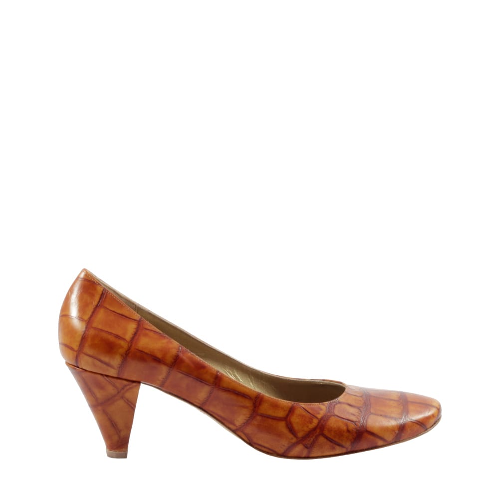 MASSINE-decollete-vista-laterale-singola-cocco-cuoio-made-in-italy