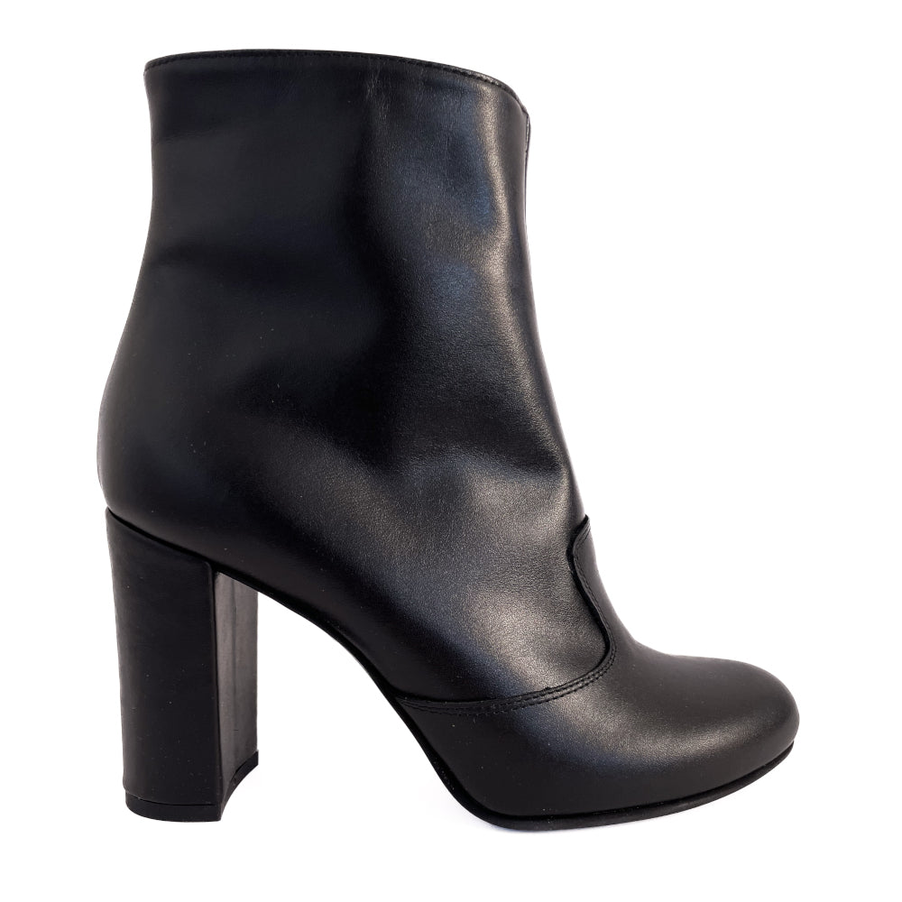 XAVIERE-tonchetto-stivaletti-vista-laterale-singolo-vitello nero