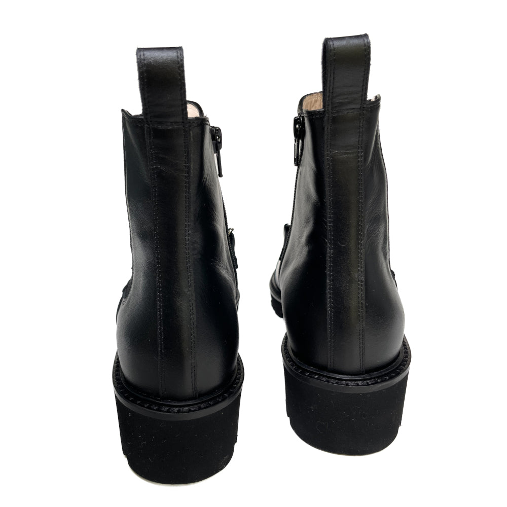 Victoire-AC-beatles-vista-tallone-dietro-paio-vitello-nero