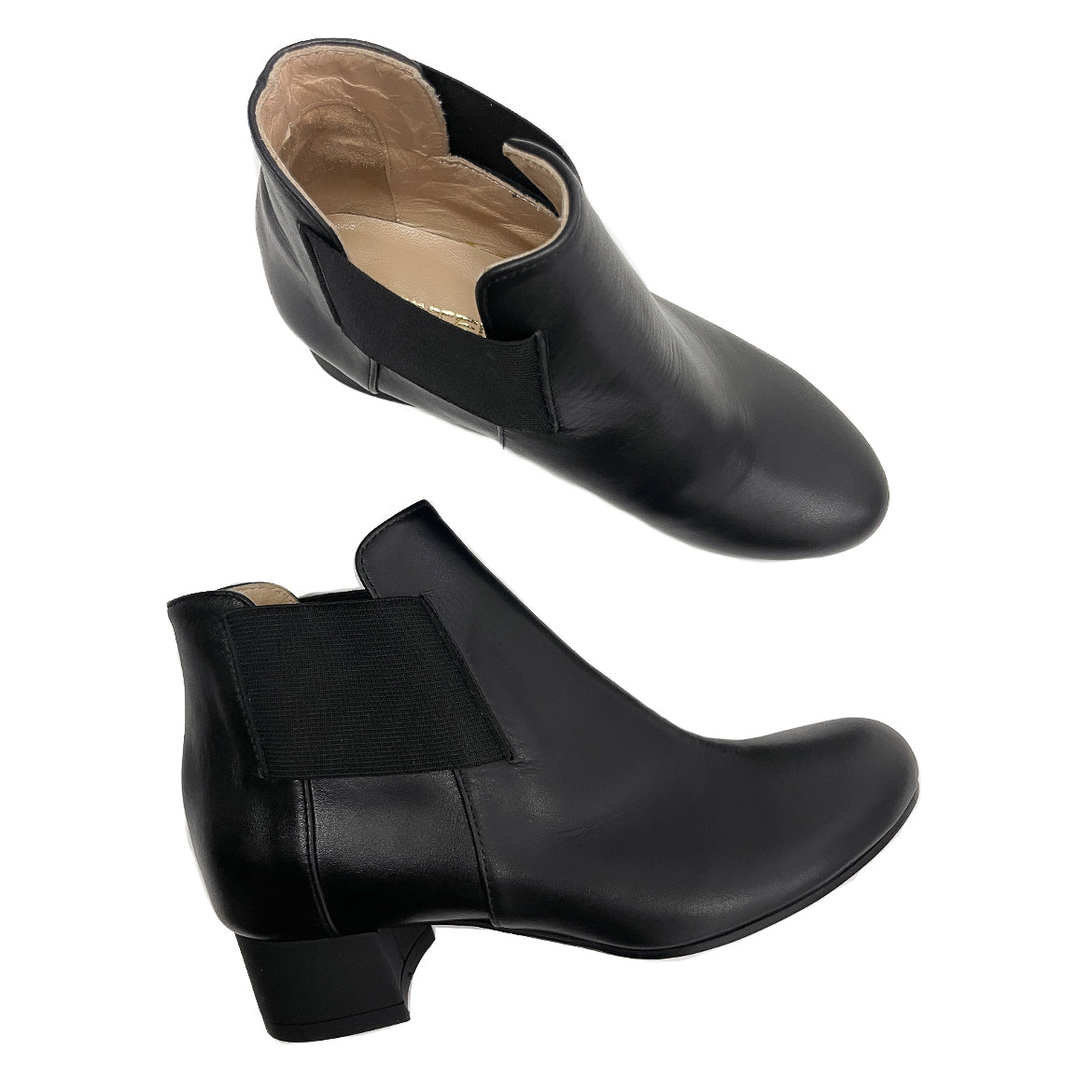 Tallinn-stivaletto-vista-punta-laterale-sopra-vitello-nero