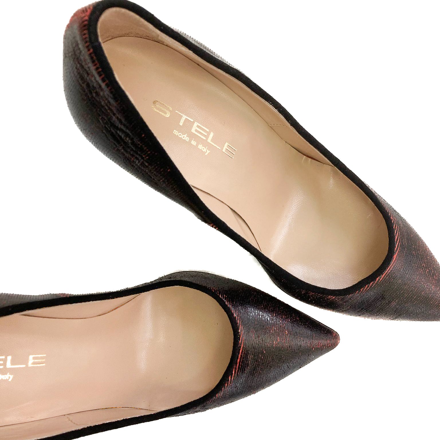 LETY-decollete-vista-punta-paio-intagli-rosso-nero-tacco-9-made-in-italy