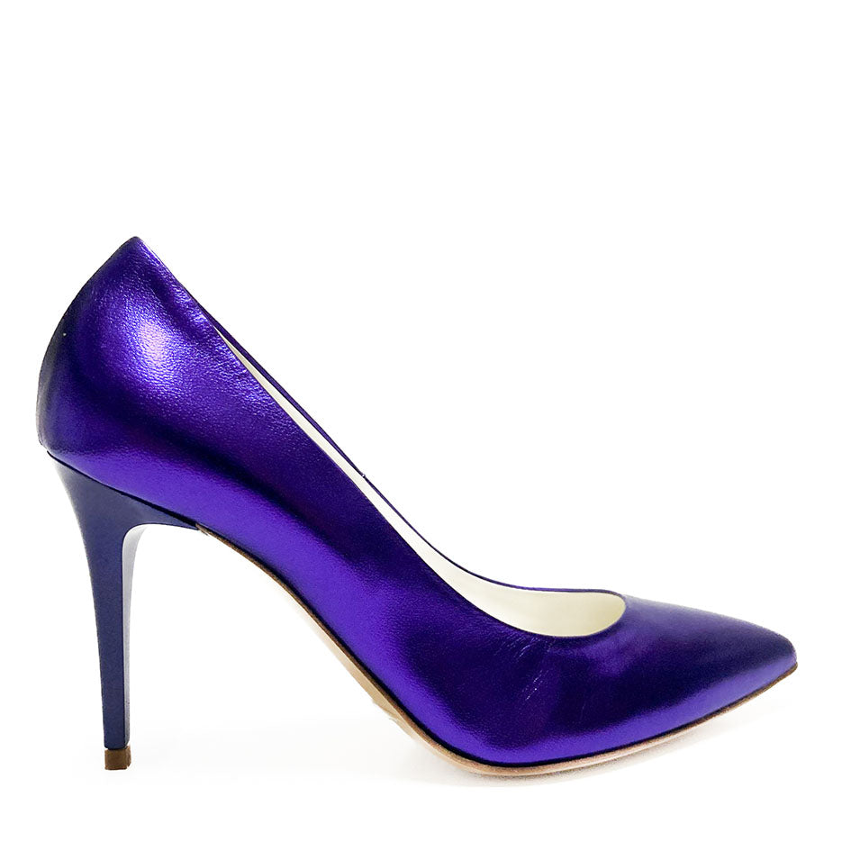 LETY-decollete-vista-laterale-laminato-viola -tacco-9