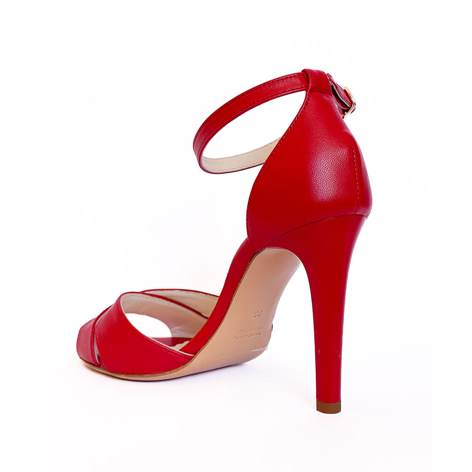 LOTO-sandalo-vista-tallone-dietro-nappa-rossa-tacco-9,5