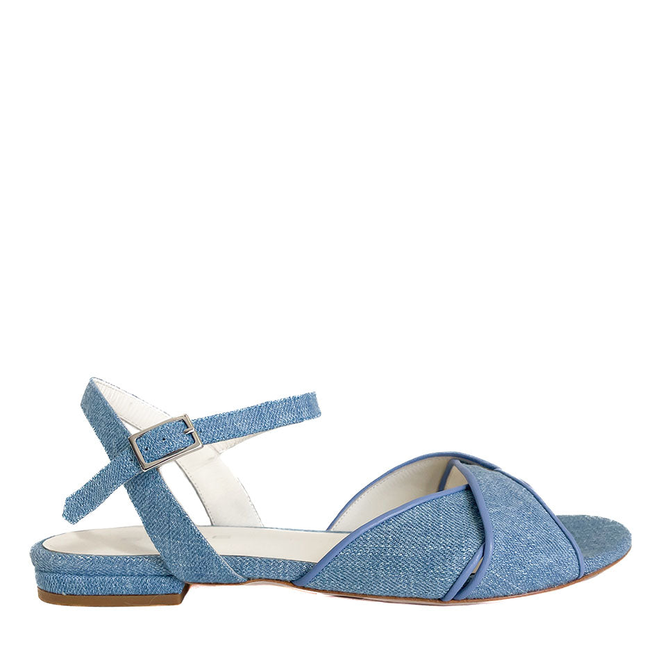 MAGNOLIA-sandalo-vista-laterale-singola-jeans-celeste-nappa-celeste