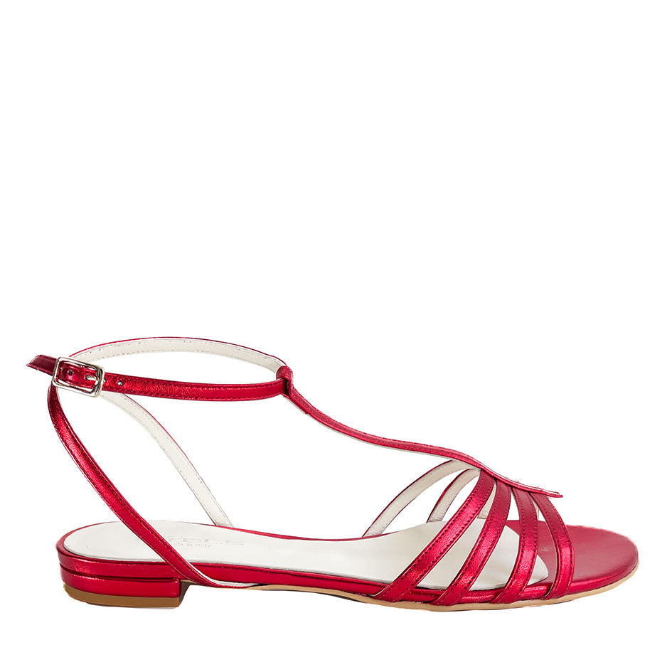PRIMULA-sandalo-vista-laterale-singolo-laminato-rosso