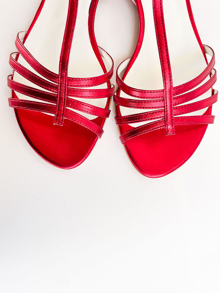 PRIMULA-sandalo-vista-punta-ragnetto-paio-laminato-rosso
