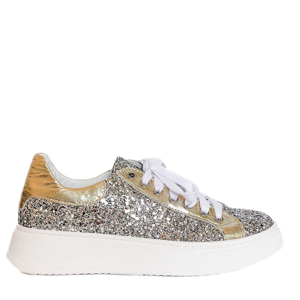DUBLINO-sneakers-vista-laterale-laminato-platino-glitter-argento