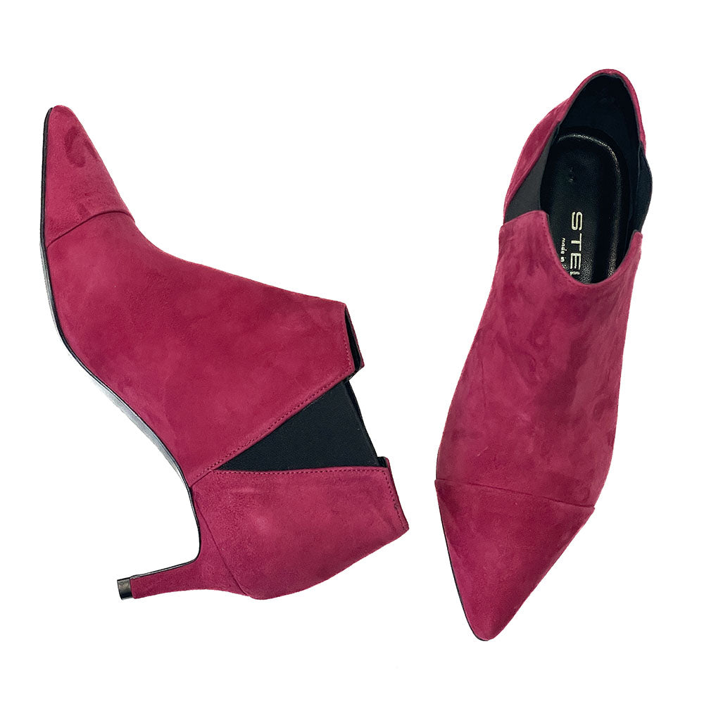 LONDRA-stivaletto-giroforma-vista-laterale-punta-sopra-camoscio-porpora