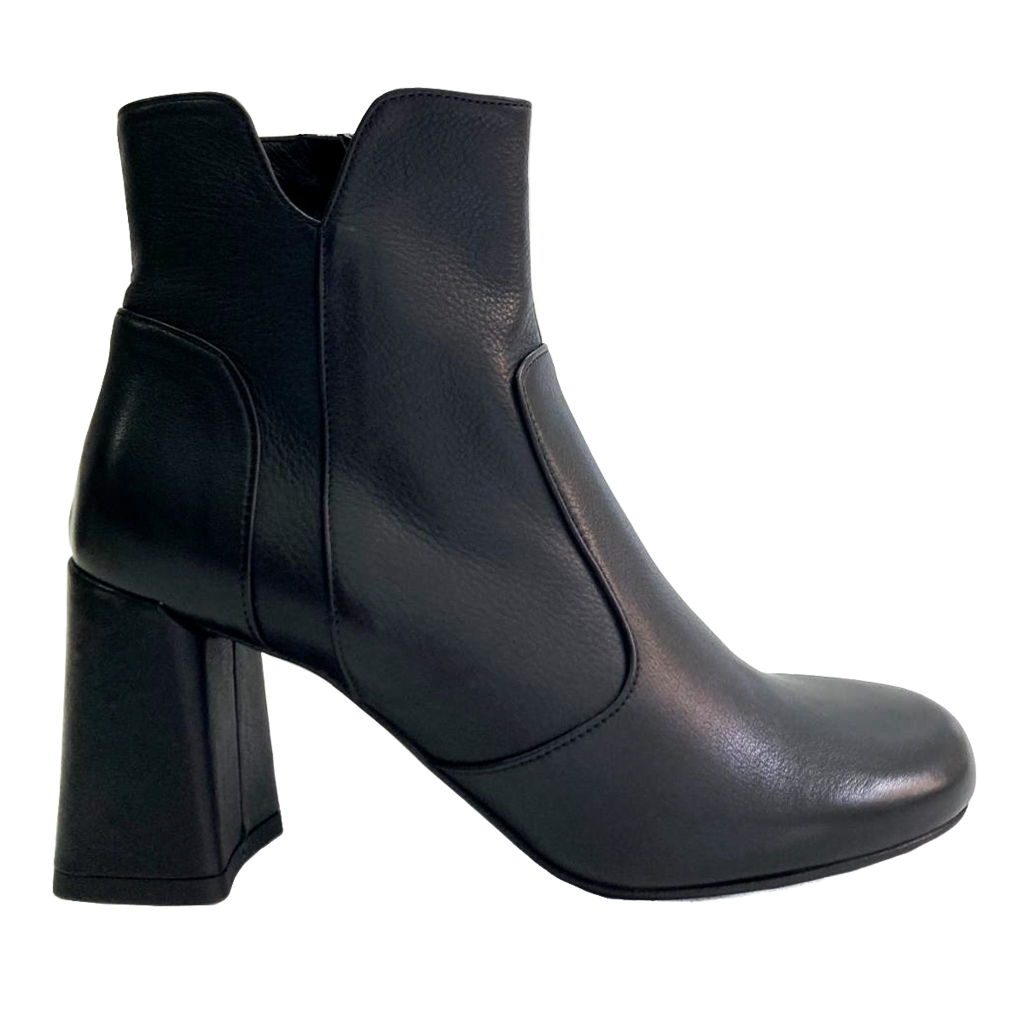 LISBONA-stivaletto-tronchetto-vista-laterale-vitello-nero