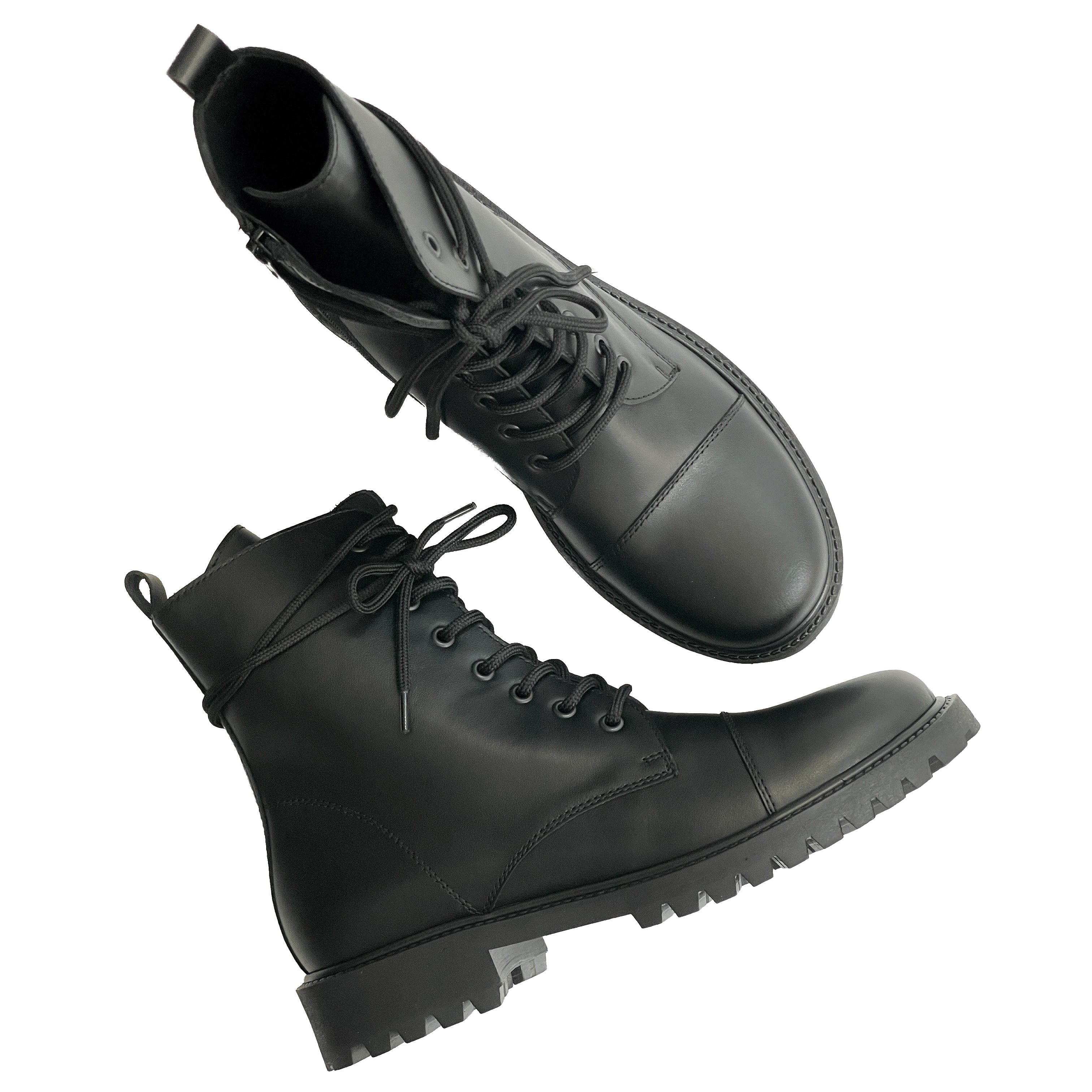 AMSTERDAM-anfibio-vista-paio-da-sopra-stivaletto-donna-pelle-vitello-nero-suola-dentellata