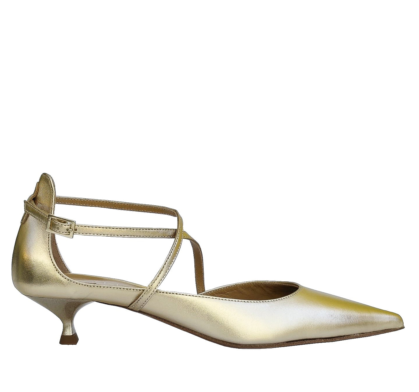 TOLOSA-slingback-vista-laterale-singola-nappa-laminata-platino