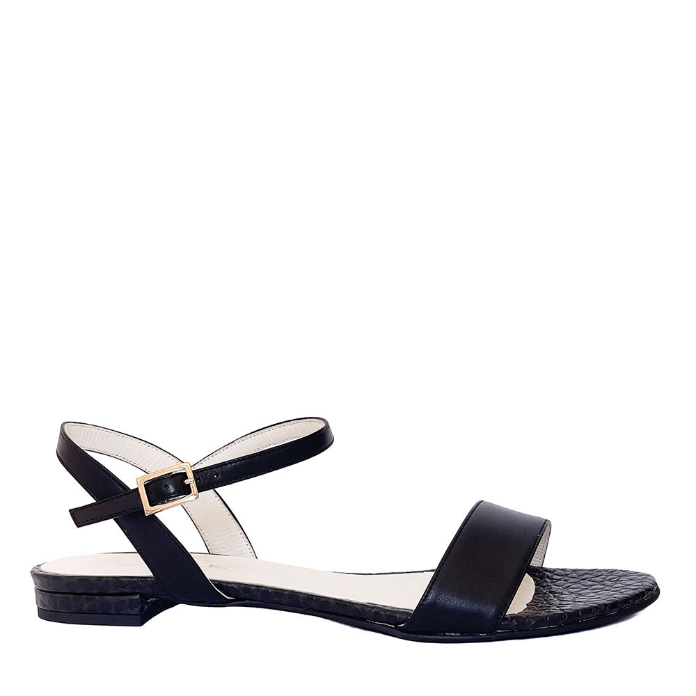 ITACA-sandalo-vista-laterale-singolo-nappa-cocco-nero