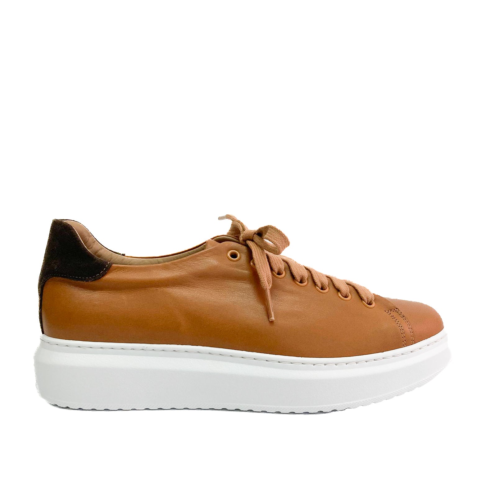 TREIA-sneakers-vista-laterale-singola-vitello-cuoio