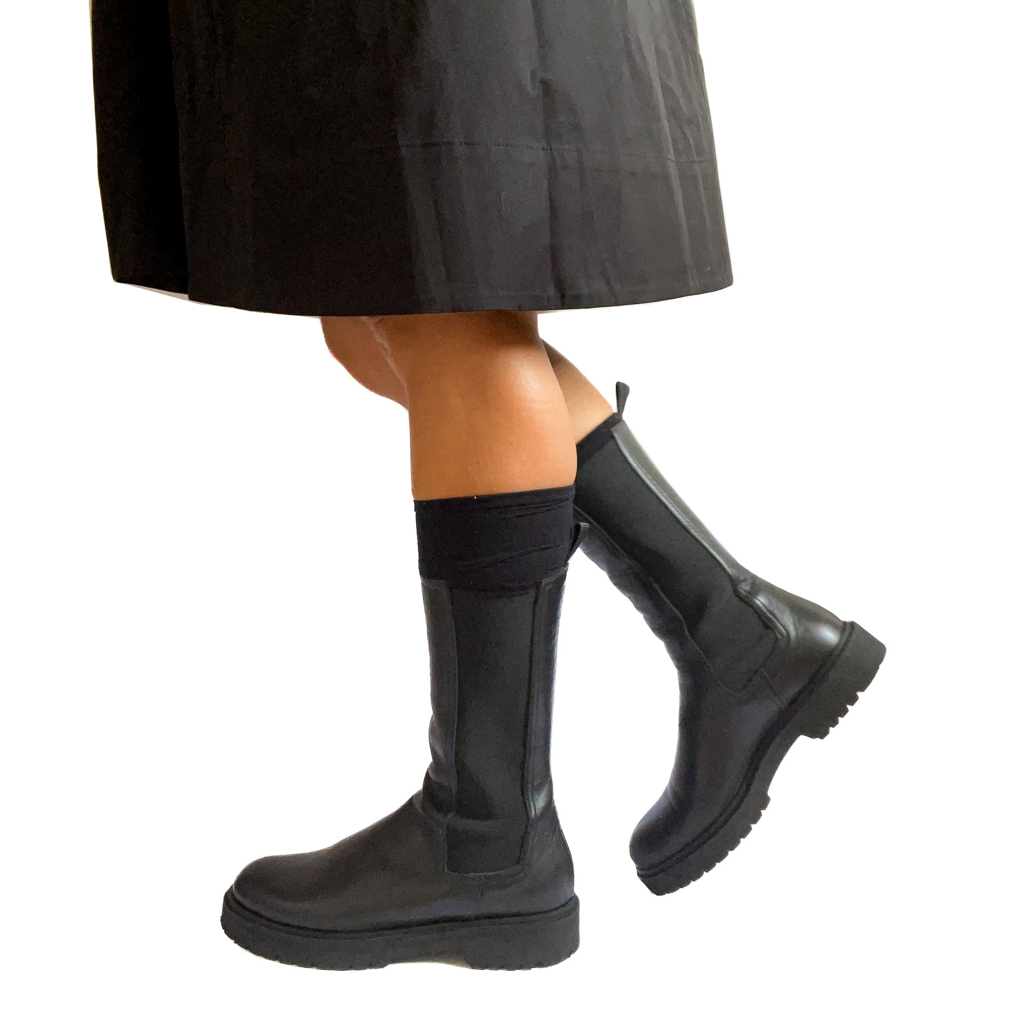 FIASTRA-beatles-vista-indossato-tallone-vitello-nero