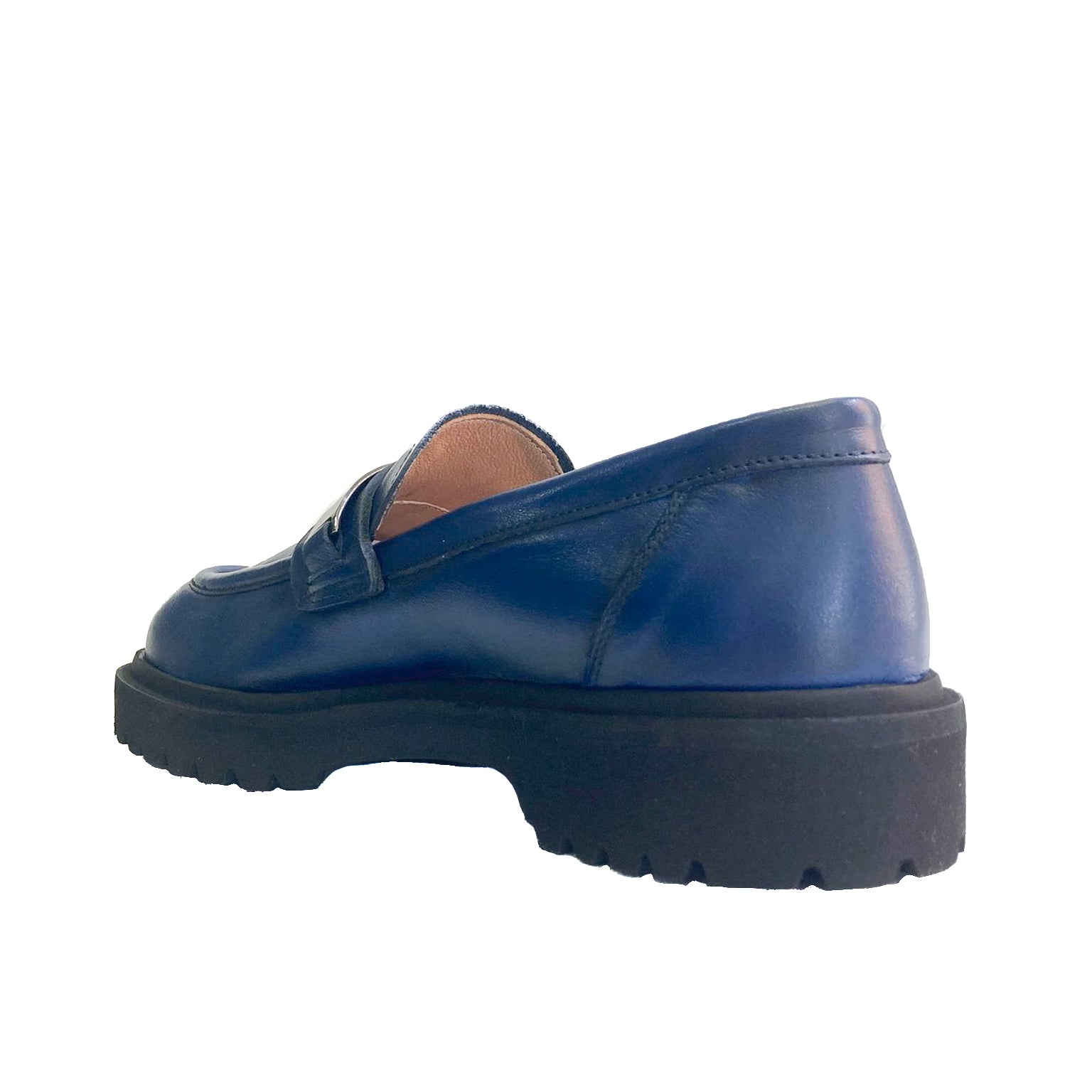 GROTTAMMARE-mocassino-vista-tallone-singolo-vitello-blu-royal-accessorio-cdf