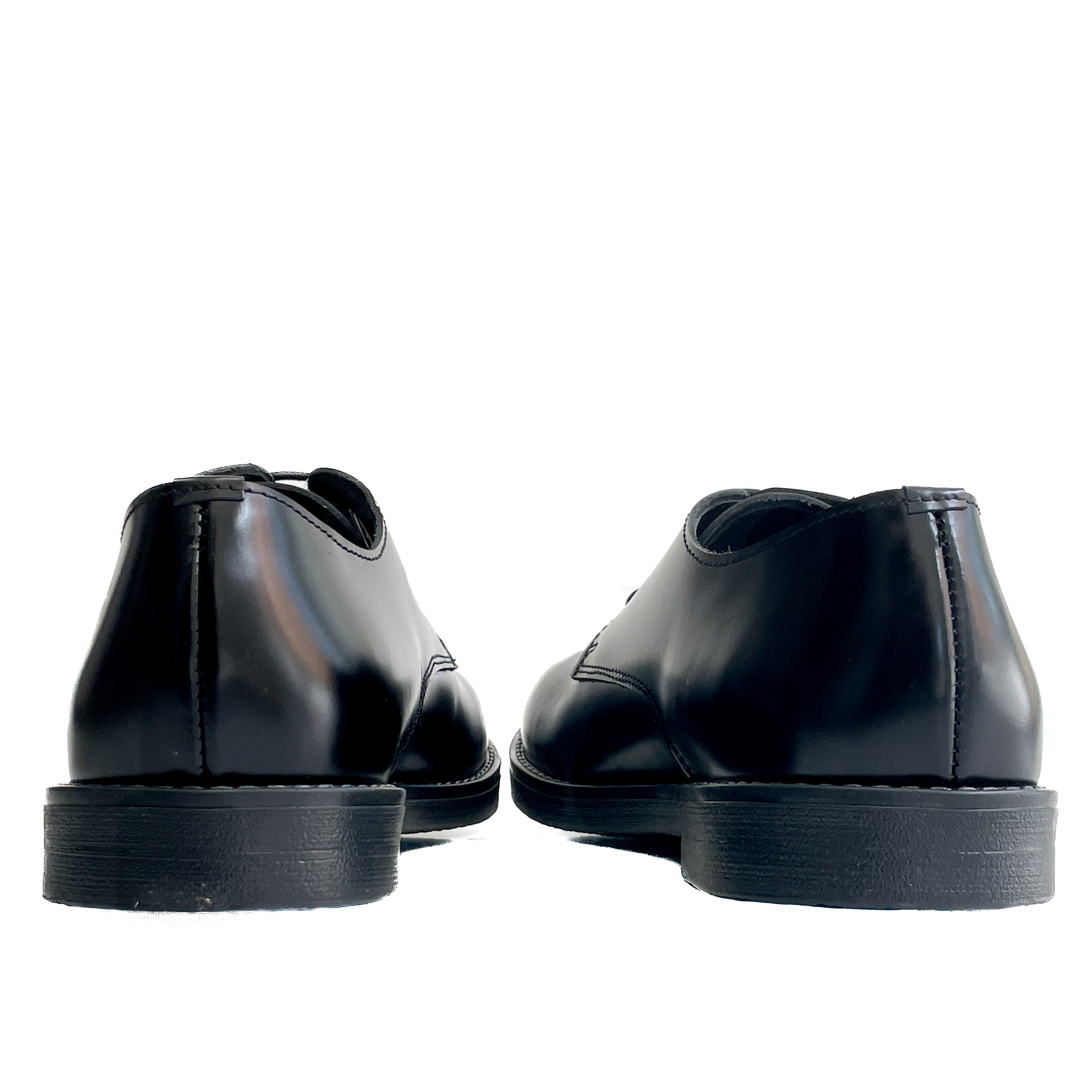 MARINWOOD-scarpa-derby-vista-tallone-paio-vitello-abrasivato-nero