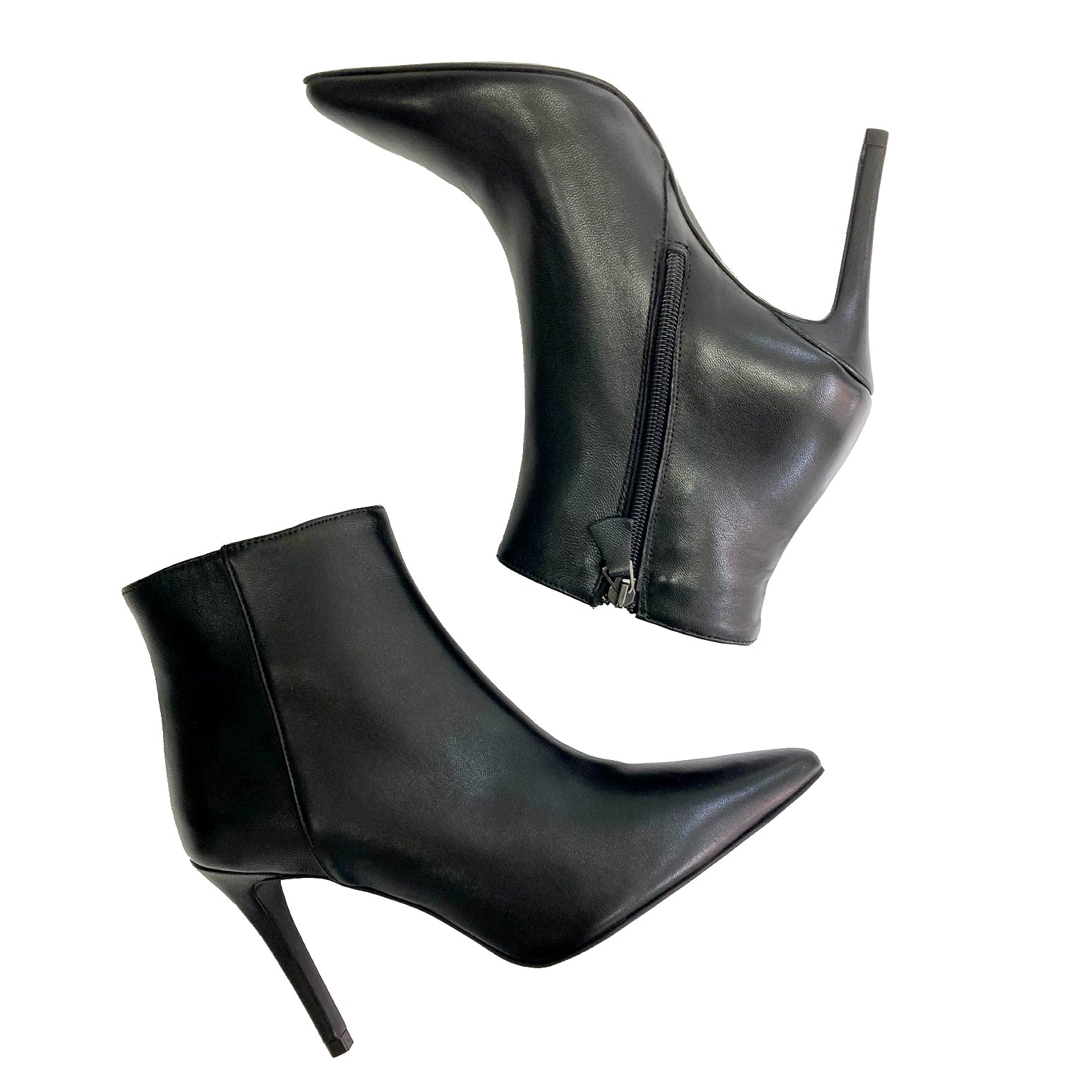 CLOE-tronchetto-stivaletto-vista-laterale-e-zip-nappa-nera