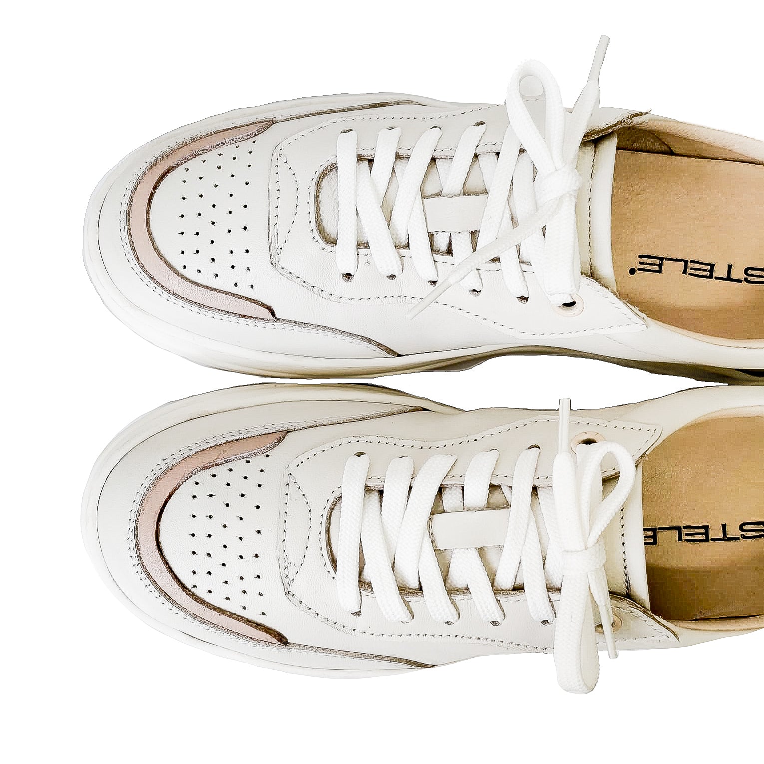 MARISOL-sneakers-vista-punta-da-destra-paio-nappa-latte-nappa-cipria
