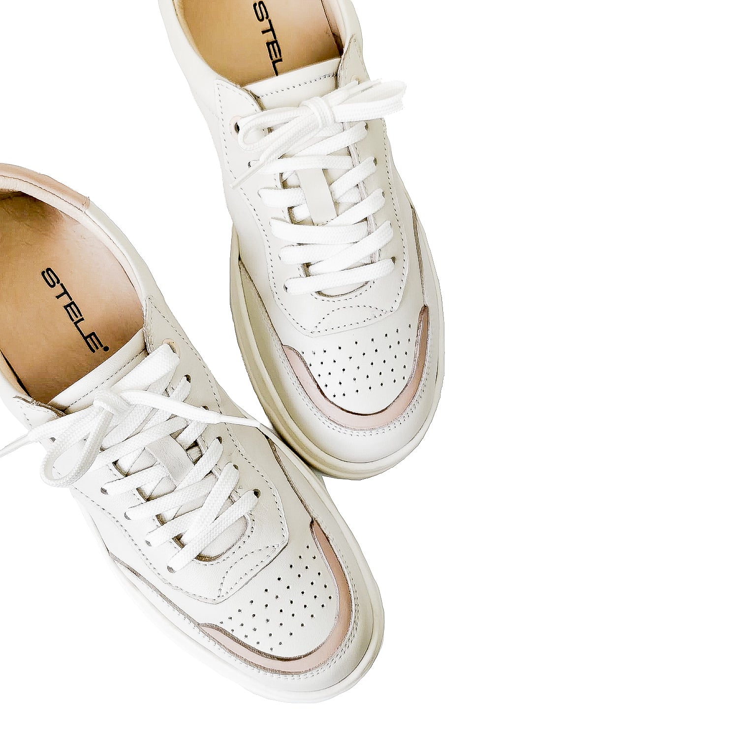 MARISOL-sneakers-vista-punta-da-sopra-paio-nappa-latte-nappa-cipria