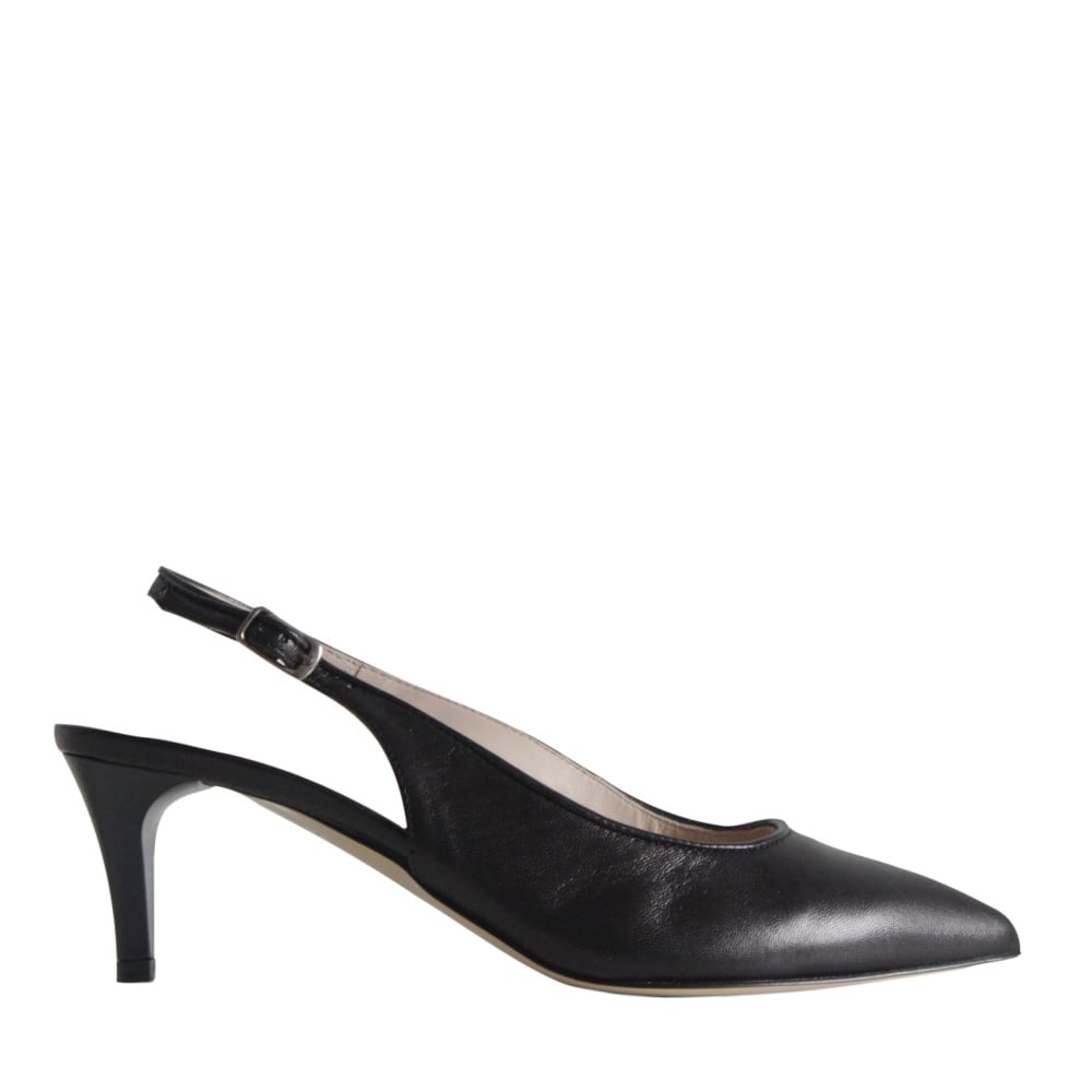 AMELIE-slingback-chanel-vista-laterale-nappa-nera