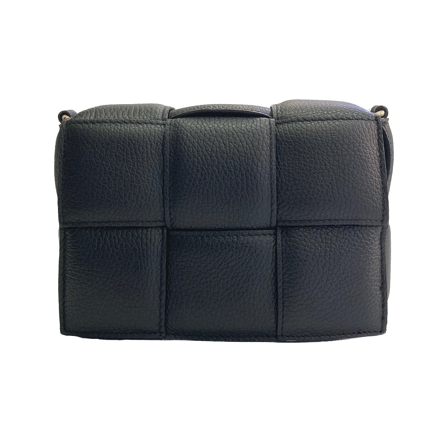 Astra-Bag-vitello-nero-vista-frontale-elegante-pratica