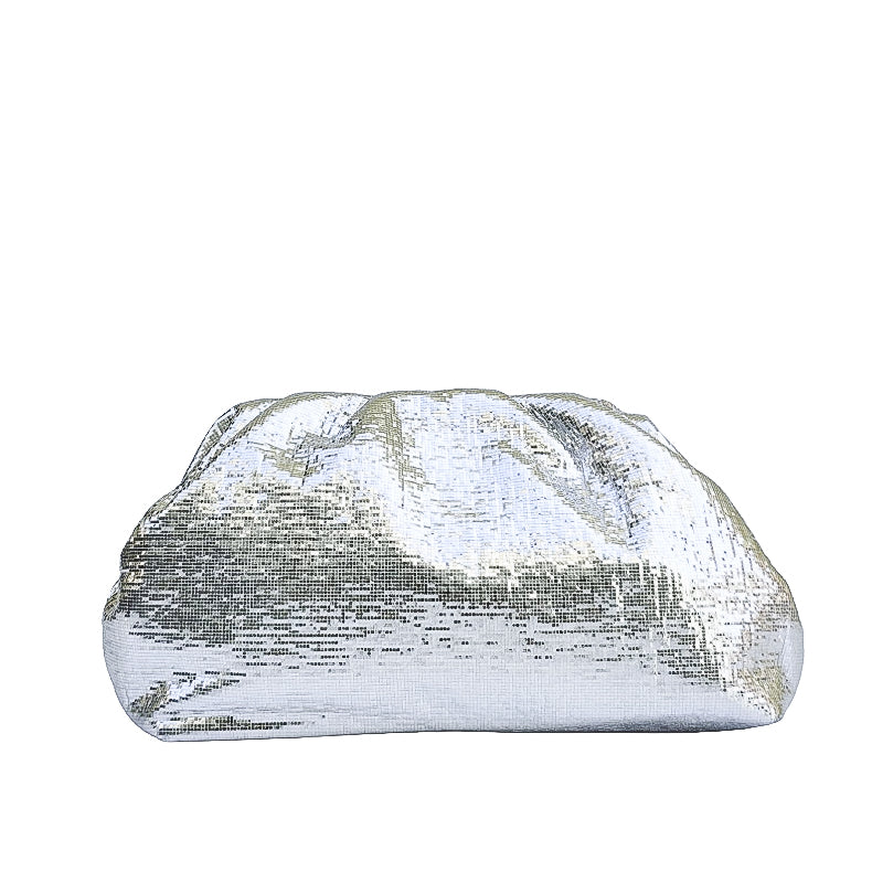AURORA-BAG-pochette-vista-frontale-tessuto-lurex-argento