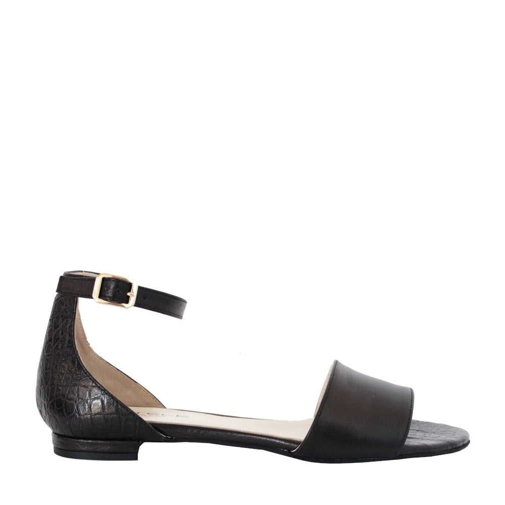 BENEDICTE-sandalo-vista-laterale-vitello-cocco-nero