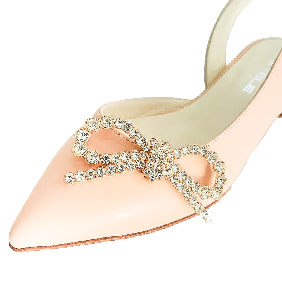 BOW-STRASS-accessori-fiocco-vista-indossato-slinghback-metallo-oro-strass-cry