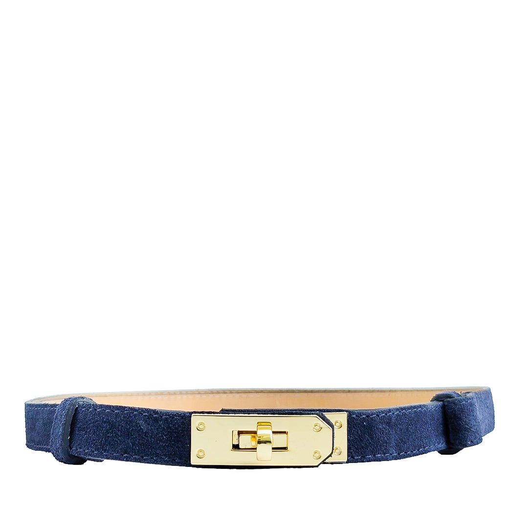 Cassandra Belt Camoscio Blu