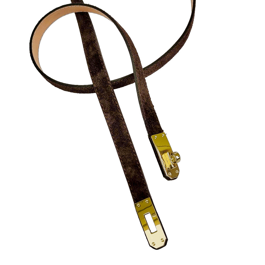 Cassandra Belt Camoscio Testa Di Moro