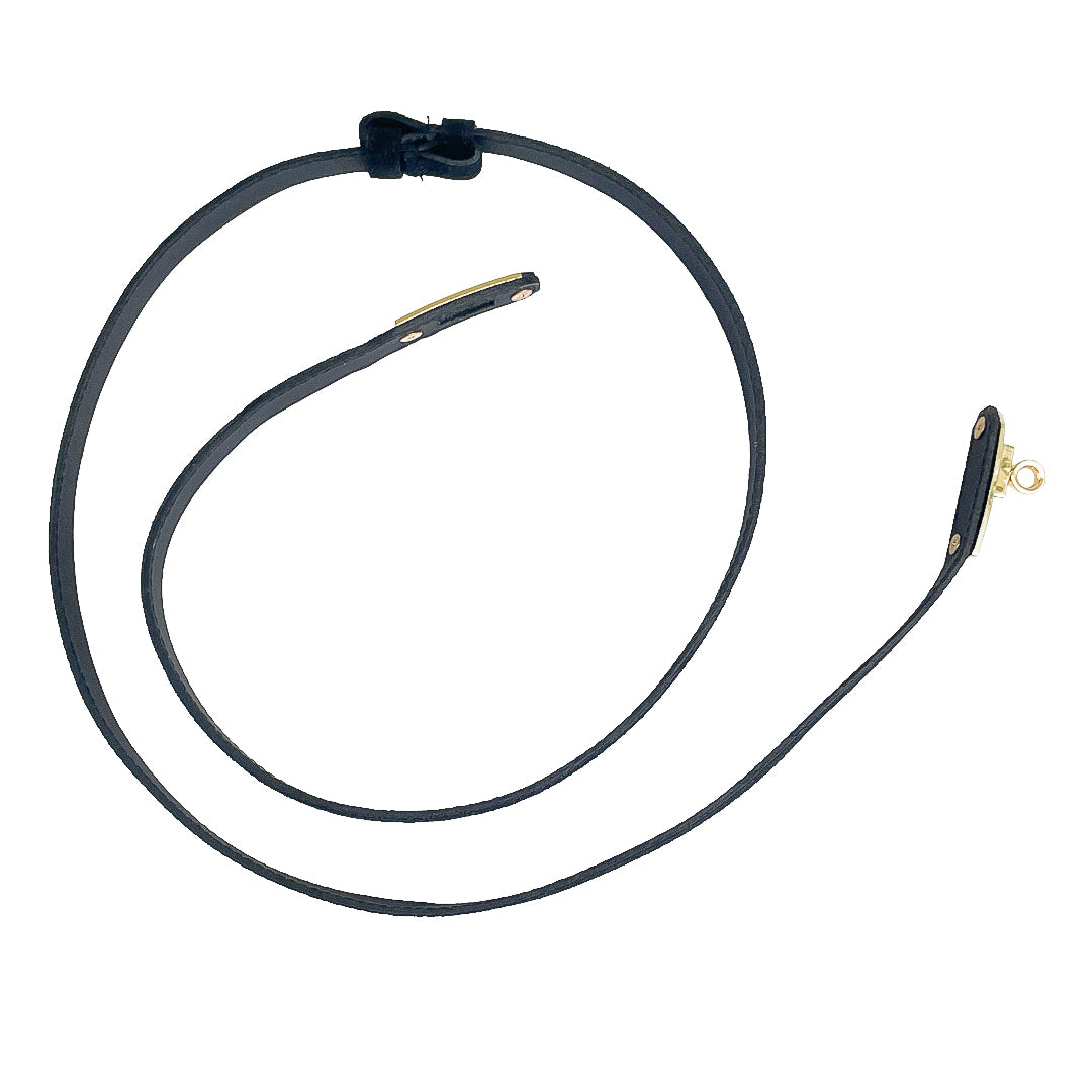 CASSANDRA-BELT-accessori-cinta-vista-sopra-lunga-arrotolata-camoscio-nero