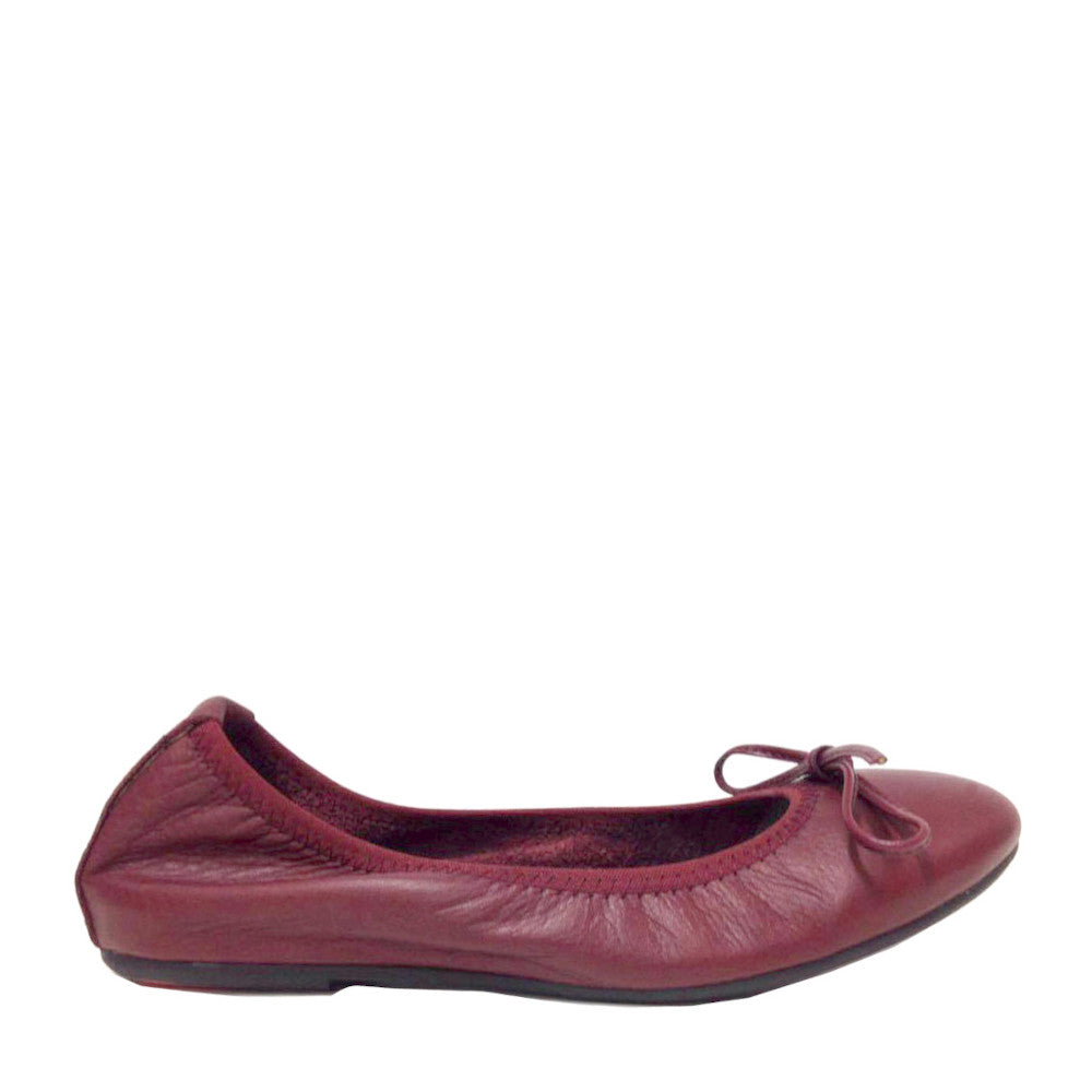 CATHERINE-ballerina-vista-laterale-nappa-bordeaux