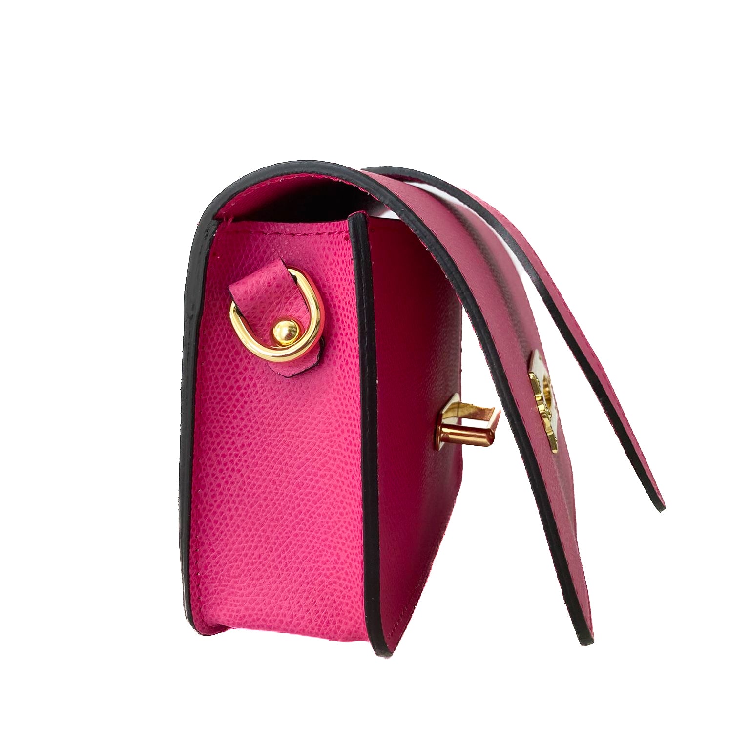 CREMONA-BAG-borsa-pochette-marsupio-vista-laterale-aperta-vitello-fucsia